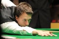 Judd Trump of UK in action during World snooker tournament Ã¢â¬ÅVictoria Bulgaria openÃ¢â¬Â in Sofia, Bulgaria Ã¢â¬â nov 18, 2012. Royalty Free Stock Photo